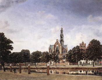 Jan Van Der Heyden : View of the Westerkerk, Amsterdam